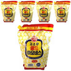 오뚜기 고소한 골드 마요네즈, 3.2kg, 5개