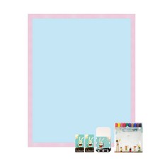 맘스보드 루나 보드 베이직 3종 클레버 래빗 세트, 루나핑크 + 블루, 1개