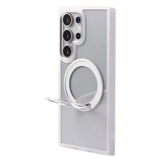 Moxbii YOI系列 手機 保護殼 Samsung Galaxy S26 Ultra 旋轉磁吸支架 銀月白