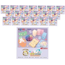 JONG IE NARA 107張 Ttani家製作 指尖陀螺系列色紙, 20個, 60色