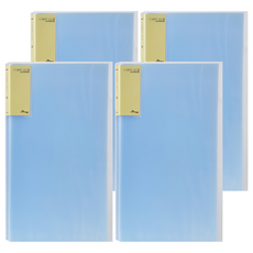 ECO Chungwoon 彩色內頁資料夾 A4 30頁 天藍色, 4個