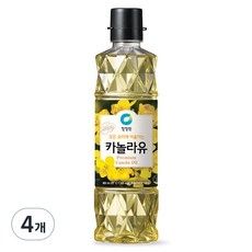 清淨園 芥花籽油, 900ml, 4個