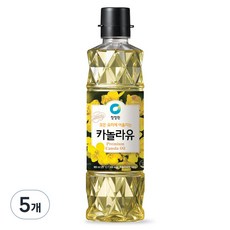 清淨園 芥花籽油, 900ml, 5個