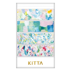 KING JIM KITTA隨身攜帶和紙膠帶, 夏季 smanim設計款, 1組