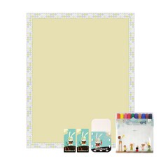 맘스보드 캔디 보드 베이직 3종 클레버 래빗 세트, 캔디그린 + 옐로우, 1개