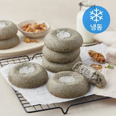 더블스윗 흑임자 크림치즈 르뱅쿠키 (냉동), 100g, 1개입, 8개