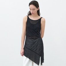 AtelierNain 女款斜裁雙層T恤 T-7051