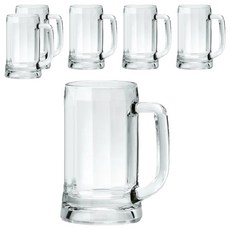 Ocean Glass 慕尼黑附柄啤酒杯 355ml 6個一組, 6個