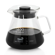 Comac 玻璃咖啡壺 400ml, 混色, 1入