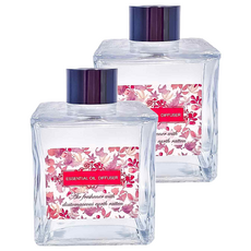 QiMart 春花精油擴香瓶, 200ml, 台灣製造, 2瓶, 白麝香