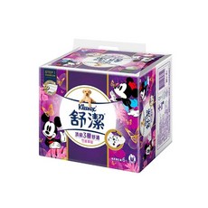 Kleenex 舒潔 頂級三層舒適竹萃 迪士尼抽取衛生紙 90張, 6包, 1袋