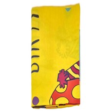 節慶佈置飾品 薄款生日掛布 小朋友, 黃底
