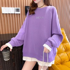 어썸풀 젠트 라운드 레이어드 맨투맨