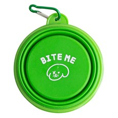 BITE ME 寵物折疊外出碗, 1個