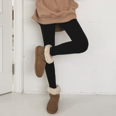 Lindashop 女款泰斯路刷毛雙面內搭褲 cplg227k1a