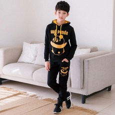 JACKID 男童連帽長袖衛衣+長褲套裝