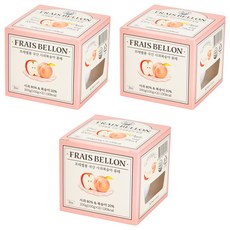 프레벨롱 국산 과일퓨레, 사과복숭아, 200g, 3개