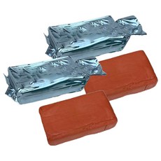 KHOHIMO 專業用軟性工藝油土 1kg 3W226, 紅色, 2個