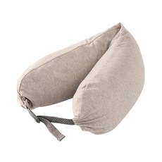 MUJI 無印良品 微粒貼身靠枕, 米色