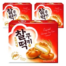 청우식품 찰떡쿠키 오리지널, 258g, 3개