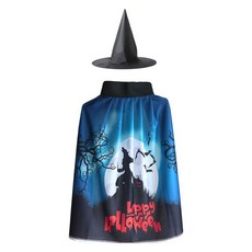 LivingDA 設計款萬聖節斗篷套裝, 狼, 1套