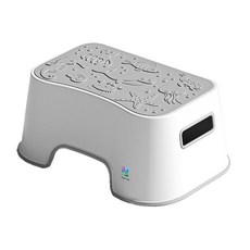 YoGoMoJi 多功能增高防滑浴室防滑安全腳踏凳, 海洋灰, 1個