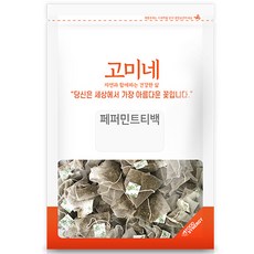 SUPERGOOD Gomine 薄荷茶三角茶包, 1g, 50包, 1袋