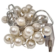 銅絲珍珠燈, 暖光, 1組, 3公尺