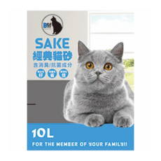 SAKE 粗球礦砂 含消臭/抗菌成分 10L, 原味, 6kg, 1包