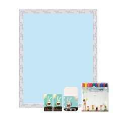 맘스보드 캔디 보드 베이직 3종 클레버 래빗 세트, 캔디핑크 + 블루, 1개