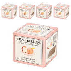 FRAIS BELLON 孩童蔬果泥 2入, 蘋果水蜜桃口味, 200g, 5盒