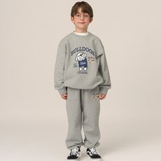 YALE KIDS 兒童款Yale BULLDOGS大Logo上下衣套裝 YJCCSUE13222