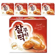 청우식품 찰떡쿠키 오리지널 10p, 215g, 5개