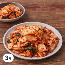 콕집어콕 썰은포기김치, 1kg, 3개