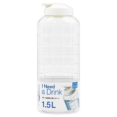 LocknLock 樂扣樂扣 PET水壺, 白色, 1.5L, 1個