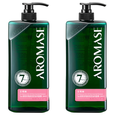 AROMASE 艾瑪絲 5α鳶尾玫瑰控油洗髮精, 2瓶, 400ml