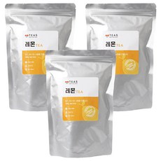 티즈 건조 레몬차, 3개, 100g, 1개입