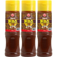 OTTOGI 不倒翁 輕洋食炸豬排醬, 455g, 3瓶