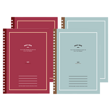 Heemangnote 5000 線圈筆記本(大), 隨機出貨, 4個