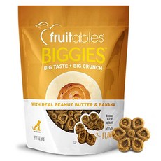 프루터블즈 강아지 비기스 쿠키, 454g, 땅콩버터 + 바나나 혼합맛, 1개