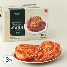 마당발 배추김치, 10kg, 3개
