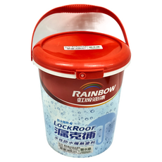 RAINBOW 虹牌油漆 漏克補防水漆 水性隔熱塗料, 碧水綠, 3.785L, 4.546kg, 1桶