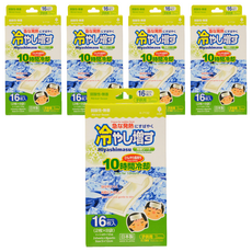 [쿠팡수입] 코쿠보 열 냉각시트 어린이 성인 겸용 무향, 16개입, 5개