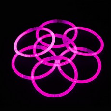 PartyPang Joy Party 夜光手環 粉紅色, 1個