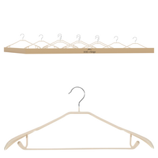 JMIL 防滑西裝衣架, Beige, 10支