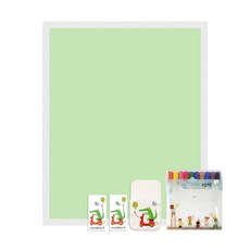 맘스보드 루나 보드 베이직 3종 해피 앨리 세트, 루나화이트 + 그린, 1개