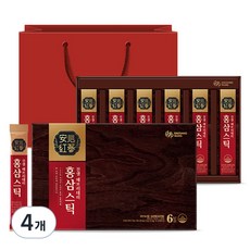 DAESANG Wellife 人參日常紅參棒+購物袋, 4個