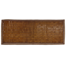 Mexsmon 美思夢 碳化棉繩窄邊 麻將竹坐墊 三人