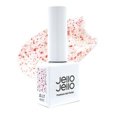 Jello Jello 櫻花 Fleurterra 亮片凝膠指甲, 10ml, 大地玫瑰(JS-17), 1個