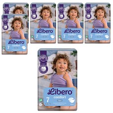 Libero 麗貝樂 嬰兒紙尿褲 Comfort 7號 16-26kg, 120片, 第7階段